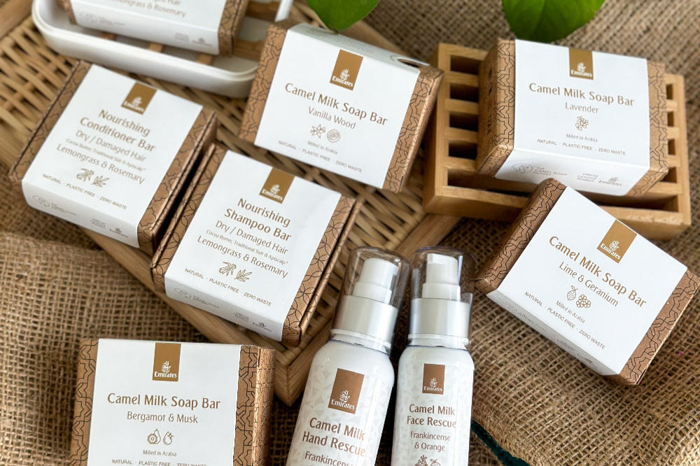 Emirates custom camel milk soaps and creams The Camel Soap Factory