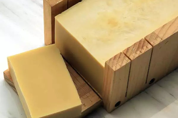 The Camel Soap Factory cut soap off a block contract manufacturing private label