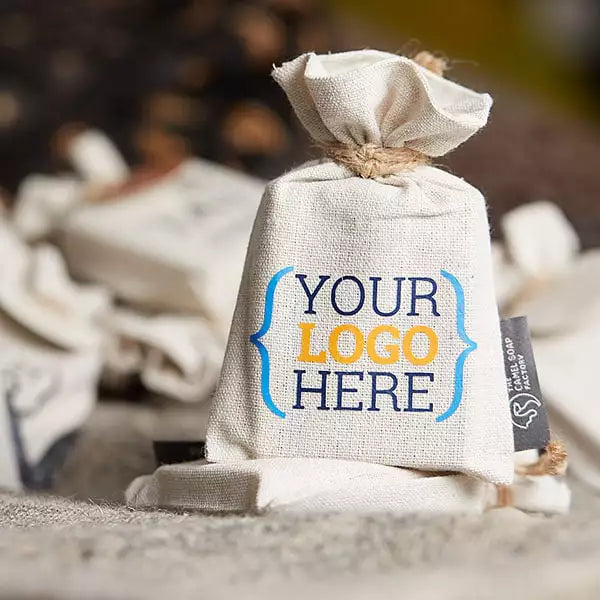 The Camel Soap Factory custom Jute bag camel milk soap Corporate Gifts